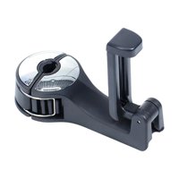 Ioensy - Gancho Oculto Para Reposacabezas De Coche 2 En 1 Con Soporte Para Teléfono Para Monedero, Vehículo, Plateado