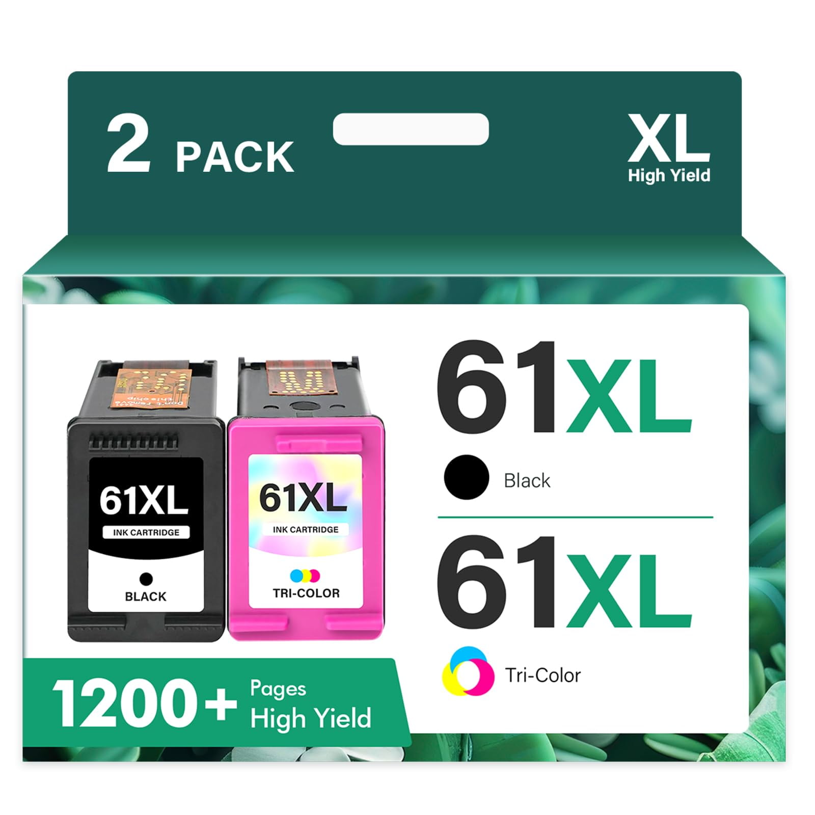 Cartucho De Tinta Cool Toner 61xl 61 Para Impresoras Hp