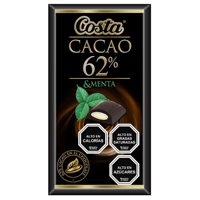 Chocolate Costa Cacao 62% Menta
