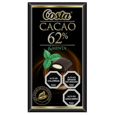 Chocolate Costa Cacao 62% Menta