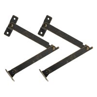Magideal - 2 Piezas De Bisagras De Soporte De Tapa, Soportes De Elevación De Metal De Alta Resistencia De Bronce Antiguo Para Armario, Caja De Regalo, Caja De Jo 195 Mm