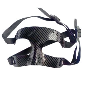 Ioensy - Máscara De Baloncesto Hombres Adultos Mujeres Protector De Nariz Máscara De Fútbol Protector De Nariz Facial Media Cara 2 Hebillas