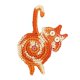 thumbnail image 3 of Bonito Posavasos Para Bebidas De Café Y Té, Posavasos Para Bebidas De Mesa, Decoración Naranja, 3 of 5