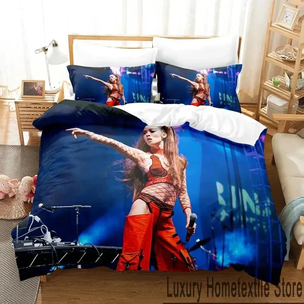 Rina Sawayama Bedding Set Boys Girls Size Duvet Cover Pillowcase Bed boys Adult Home Textileextile Bed Sheets