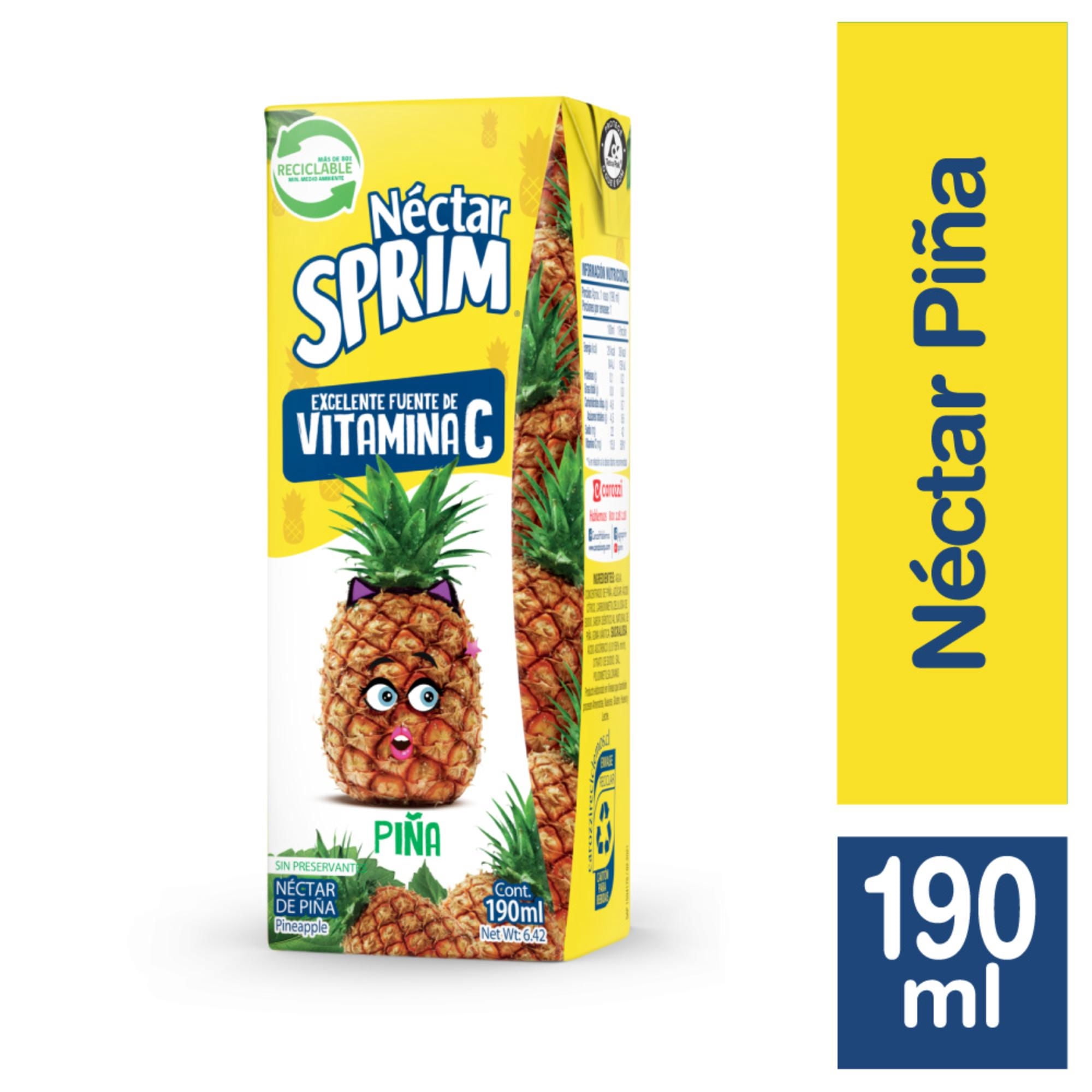 Néctar Tetra Pack Piña 190 ml Sprim
