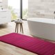 thumbnail image 2 of PiccoCasa Alfombra de Baño Absorbente de Espuma con Memoria, Alfombra de Baño, Vino 24" x 63", 2 of 6