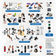 thumbnail image 3 of Pack banco regulable 180° y 2 mancuernas 40 kg, 3 of 3