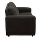 thumbnail image 4 of Living Emilia Sofá 3 Cuerpos + 2 Pouf Cuero Auris Negro, 4 of 8