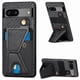 thumbnail image 1 of Funda Resistente para Google Pixel 7A con Tarjetero y Soporte, Diseño Magnético Negro, 1 of 5