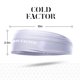 thumbnail image 2 of Banda de sudor COLD FACTOR 3 unidades blancas refrigerante, 2 of 9