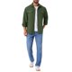 thumbnail image 2 of INSPIRE CHIC Camisa de Hombre de Manga Larga con Bolsillos para Regreso a Clases, Trabajo Casual, Pesca y Senderismo L Verde Oliva, 2 of 6