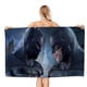 thumbnail image 1 of Batman Toalla de playa de secado rápido con diseño temático, regalo para mujeres y niñas, ideal para cumpleaños, fans, amantes de la música, uso en la playa o al aire libre, 78 × 150 cm, 1 of 6