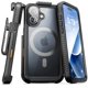 thumbnail image 1 of Funda impermeable para iPhone 16 Plus con clip para cinturón, 1 of 9