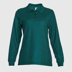 Jayson - Polera Pique Tc Ml Mujer Verde 3Xl