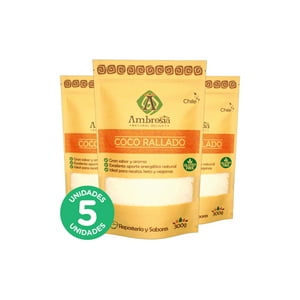 Ambrosia Spa - Pack 5, Coco Rallado 200Gr