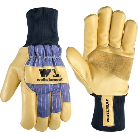 Guantes De Trabajo De Invierno Wells Lamont Heavy Duty Leather Para Hombre