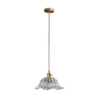 Ioensy - Lámpara Colgante Elegante Y Versátil Para Decoración De Techo, Ideal Para Pasillo, Loft, Dormitorio, Color Dorado, Talla S