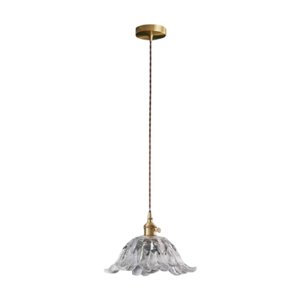 Ioensy - Lámpara Colgante Elegante Y Versátil Para Decoración De Techo, Ideal Para Pasillo, Loft, Dormitorio, Color Dorado, Talla S