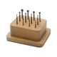 thumbnail image 1 of Juego de fresas EUROTOOL BUR-500.05 de acero al vanadio, 12 piezas, 1 of 1