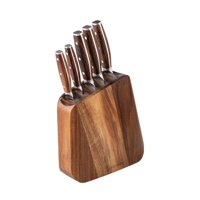 Set Cuchillos Holz 5 Pcs Acero Inoxidable + Taco Simplit
