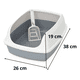 thumbnail image 3 of Arenero Grande Semicerrado Para Gatos Xl, 3 of 3