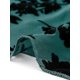 thumbnail image 5 of INSPIRE CHIC Falda Floral para Mujer con Cintura Alta Elástica de Malla Cola de Sirena Otoño Invierno Elegante Falda Midi XL Azul Pavo Real, 5 of 6