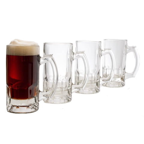 Juego De Jarras De Cerveza Libbey 360 Ml 4 Unidades Apto