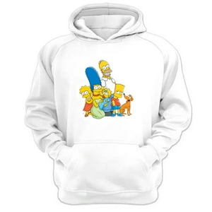 Genérico - Polerón Canguro Familia Amarilla Blanco Talla M Unisex
