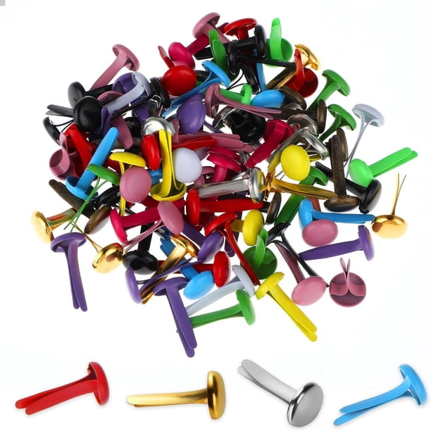 200x Mini Clavitos De Metal, Sujetadores De Papel Resistentes, Clavitos Para Manualidades Del Hogar