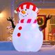 thumbnail image 2 of Muñeco de nieve inflable navideño GOOSH de 1,5 m con luz giratoria, 2 of 6