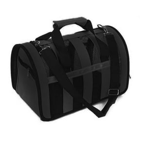 Importclick - Bolso Transporte Mascotas Negro 34X24X23 Cm