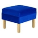 thumbnail image 4 of Sofa New Retro 3c + 2 Pouf Felpa 05 Azul Rey, 4 of 6