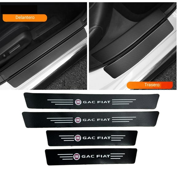 Set De 4 zócalos Para Las Cuatro Puertas del auto Fiat