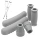thumbnail image 1 of Almohadillas para Muletas Bcautay – Kit de Accesorios de 6 Piezas (Gris), 1 of 7