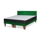thumbnail image 2 of Cama Europea Zen Roller 2 Plazas Colchon Comprimido Espuma + Respaldo Tela Verde, 2 of 4