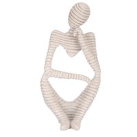 Estatua De Pensador De Resina, Figura Coleccionable, Decoración, Artesanía Para El Hogar, Oficina, Estantería De Escritorio