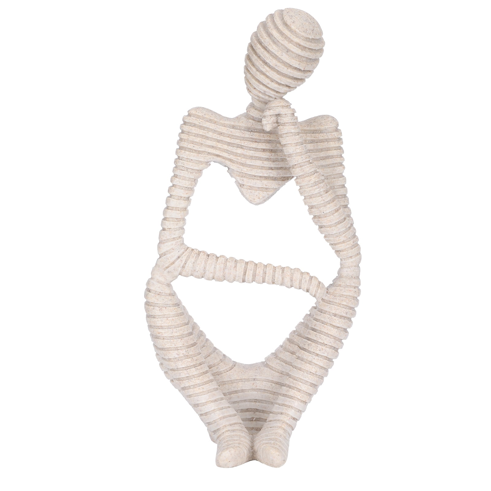 Estatua De Pensador De Resina, Figura Coleccionable, Decoración, Artesanía Para El Hogar, Oficina, Estantería De Escritorio