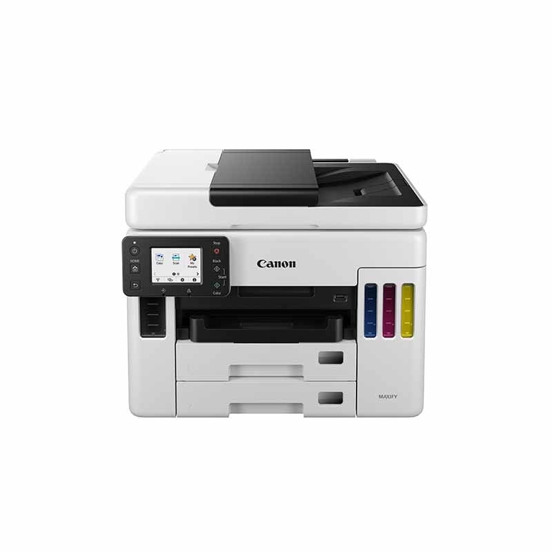 Canon - Impresora Multifuncional Inyección De Tinta Maxify Gx7010 Blanco