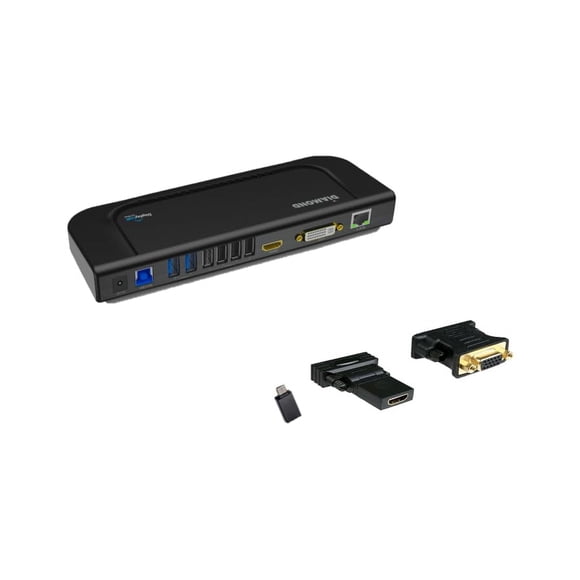 Estación De Acoplamiento De Vídeo Dual Usb 3 0 2 0