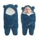 thumbnail image 4 of SACO DE BEBE PARA DORMIR POLAR BLANCO azul S, 4 of 4