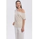 thumbnail image 2 of Polera Mujer Cuello Bote Arena, 2 of 4