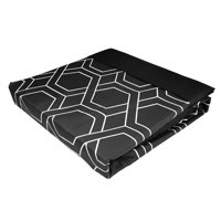 Doral - Sábanas Aterciopelada Composé 1.5 Plazas Trenza Negro