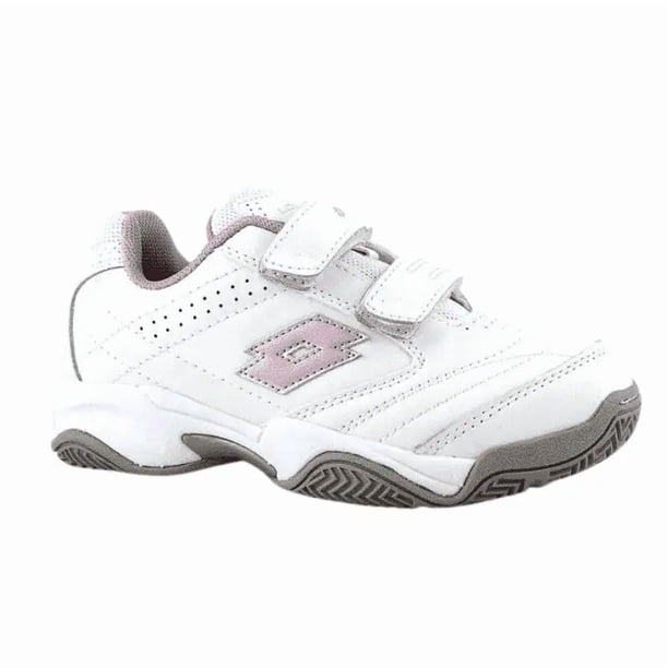 Zapatilla Escolar Niña Lotto - Court BTS1 Blanco Rosado