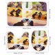 thumbnail image 3 of Outer Banks-theme 4-Piece Shower Curtain Set with Rugs, Waterproof Bathroom Decor Set Includes Bath Mat, U-Shaped Rug, Toilet Lid Cover and Curtain with Hooks, 3 of 6