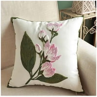 Wyj Hogar - Funda De Cojín Bordado Floral Mod16