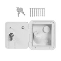 Magideal - De Bloqueo De Agua Para Vehículos Recreativos, Entrada De Agua Dulce Por Gravedad, Seguridad Mejorada , Blanco