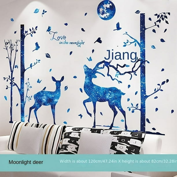 1pc 3D Three-dimensional Wall Stickers Stickers Bedroom Background Wall Room Decorations Self-adhesive Wallpaper