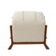 thumbnail image 2 of Pouf Marsella Lino Blanco, 2 of 3