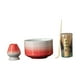 thumbnail image 2 of Juego De Té Matcha Japonés, Tazón De Té Verde Matcha, Kit Ceremonial Japonés De Matcha, Rojo Y Blanco, 2 of 3