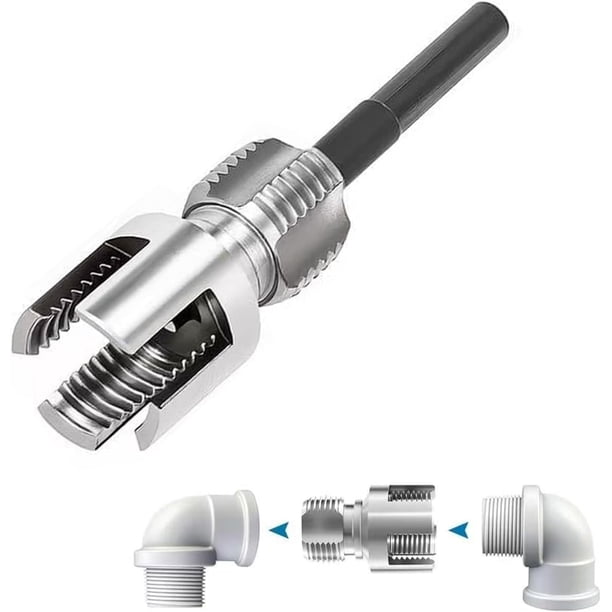 Terraja tubos 4 en 1 1/2" 3/4" 1" PVC herramienta corte rosca taladros eléctricos